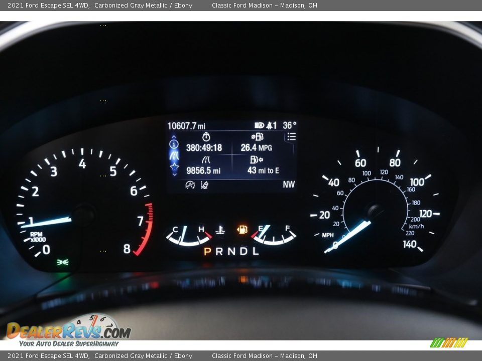 2021 Ford Escape SEL 4WD Carbonized Gray Metallic / Ebony Photo #8