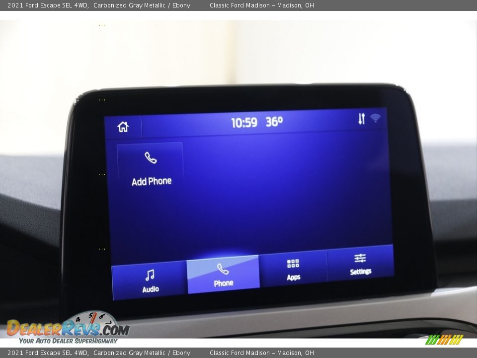 2021 Ford Escape SEL 4WD Carbonized Gray Metallic / Ebony Photo #11