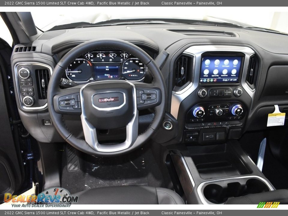 2022 GMC Sierra 1500 Limited SLT Crew Cab 4WD Pacific Blue Metallic / Jet Black Photo #11