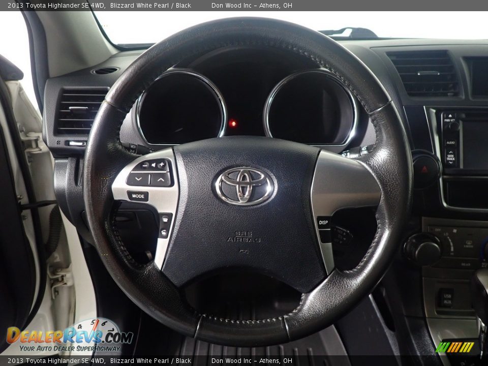 2013 Toyota Highlander SE 4WD Blizzard White Pearl / Black Photo #30