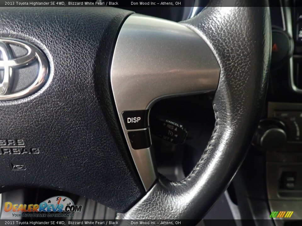 2013 Toyota Highlander SE 4WD Blizzard White Pearl / Black Photo #33