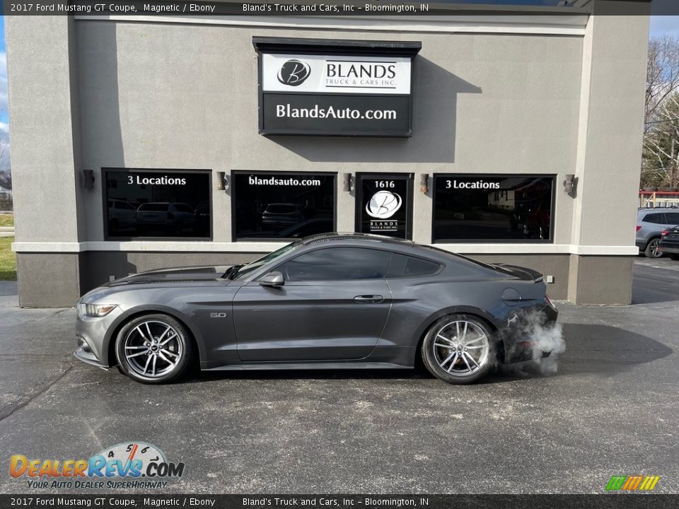 2017 Ford Mustang GT Coupe Magnetic / Ebony Photo #1