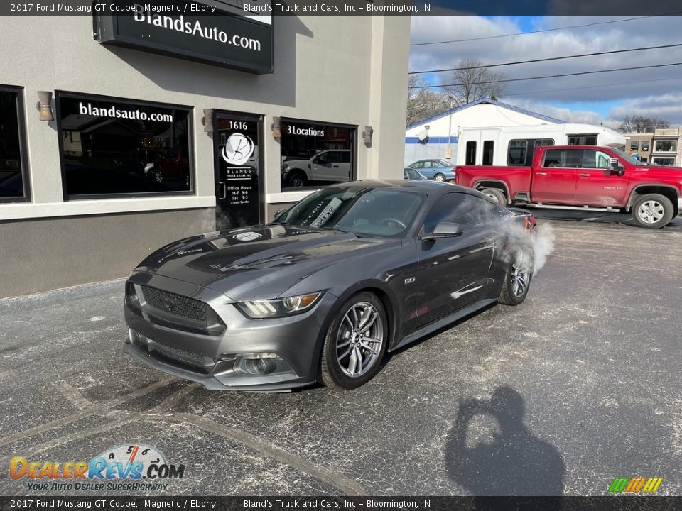 2017 Ford Mustang GT Coupe Magnetic / Ebony Photo #2