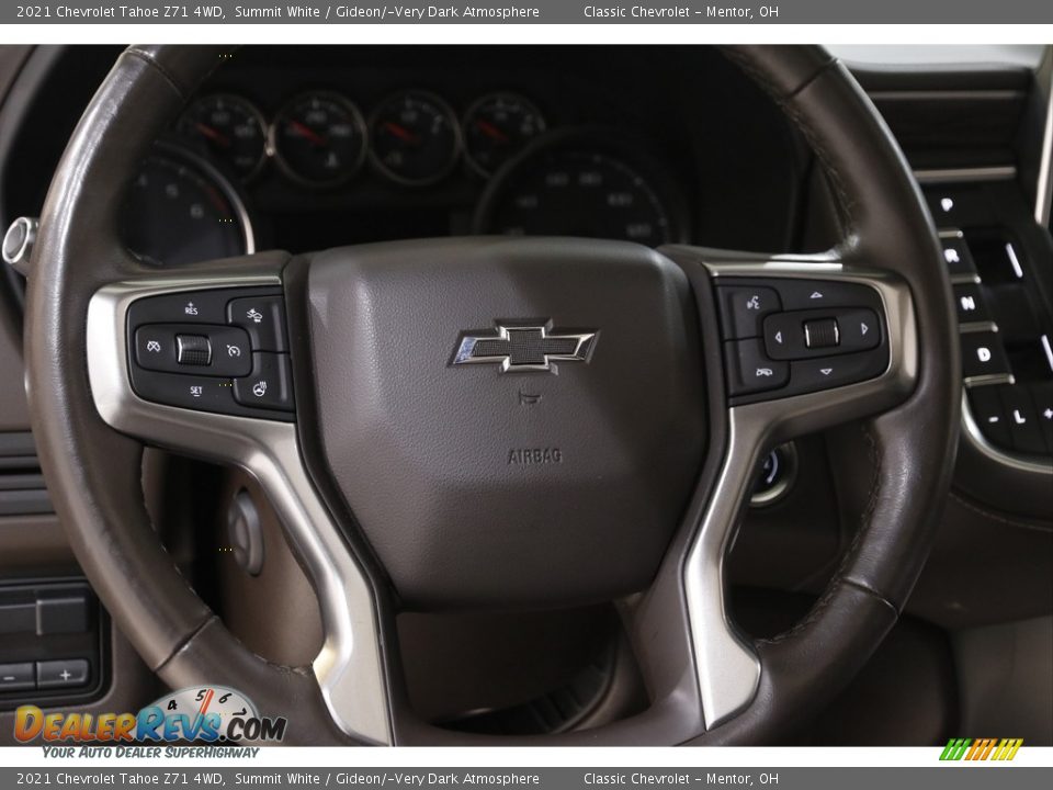 2021 Chevrolet Tahoe Z71 4WD Steering Wheel Photo #8