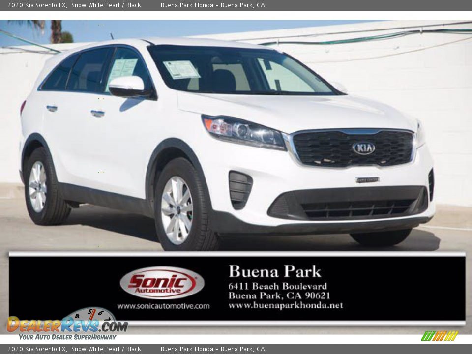 2020 Kia Sorento LX Snow White Pearl / Black Photo #1