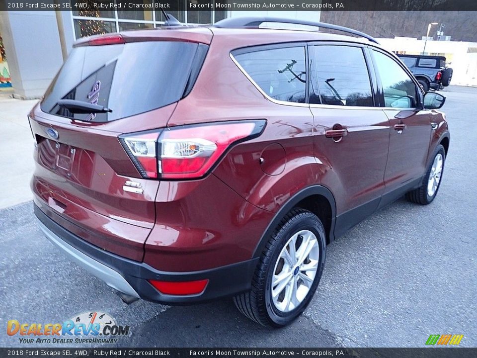 2018 Ford Escape SEL 4WD Ruby Red / Charcoal Black Photo #2