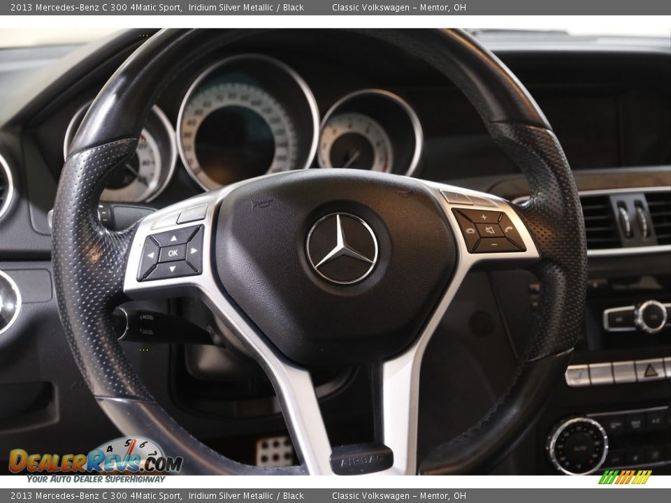 2013 Mercedes-Benz C 300 4Matic Sport Iridium Silver Metallic / Black Photo #7