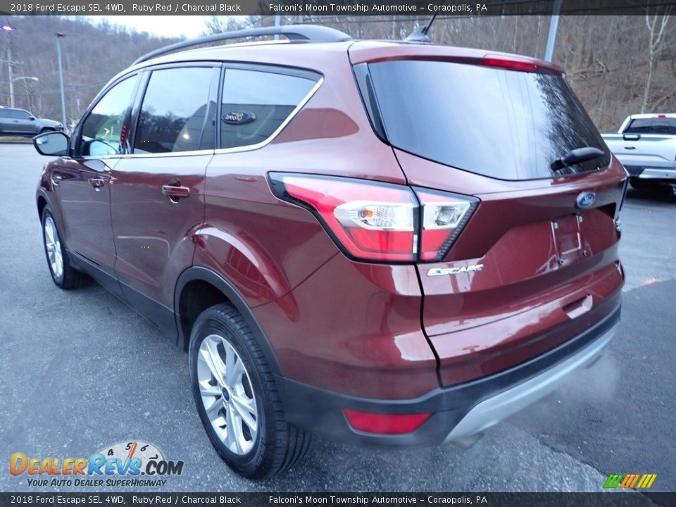 2018 Ford Escape SEL 4WD Ruby Red / Charcoal Black Photo #5