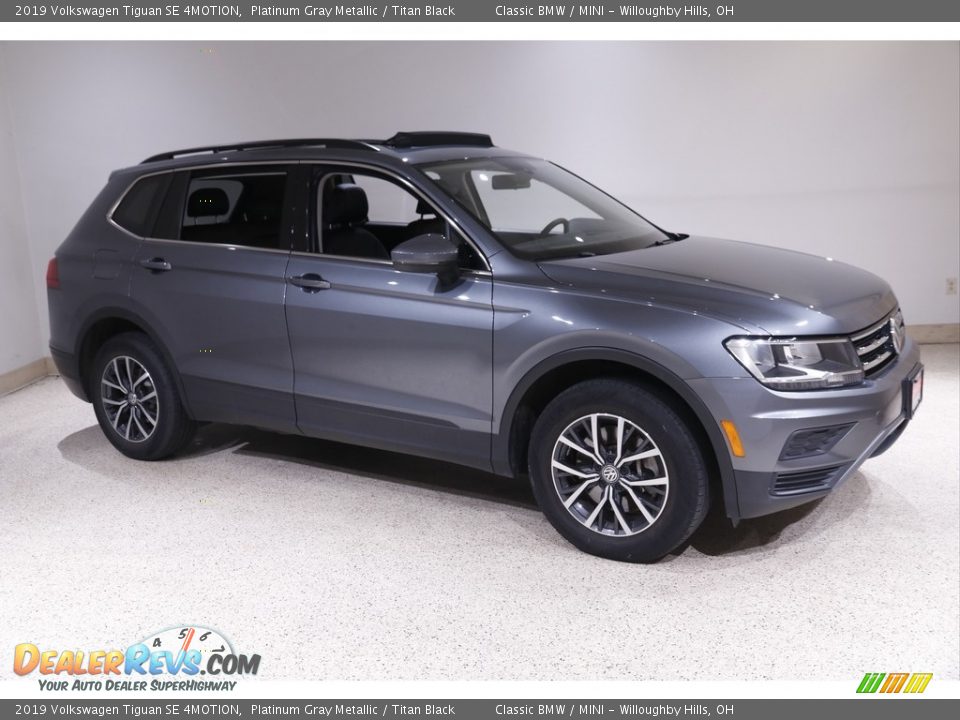 2019 Volkswagen Tiguan SE 4MOTION Platinum Gray Metallic / Titan Black Photo #1