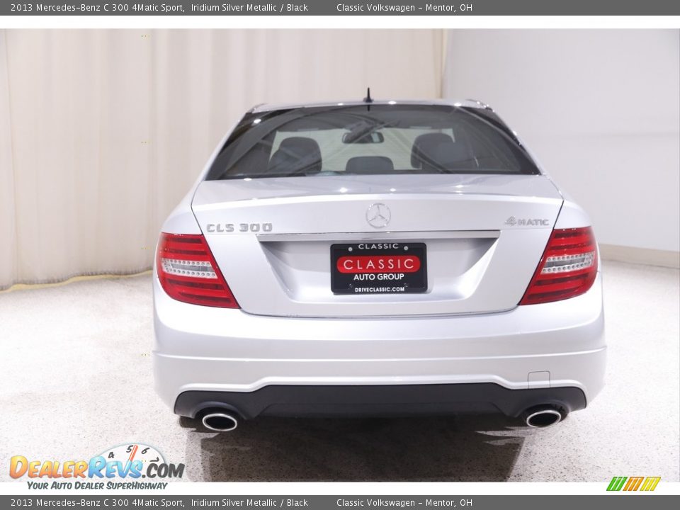 2013 Mercedes-Benz C 300 4Matic Sport Iridium Silver Metallic / Black Photo #17