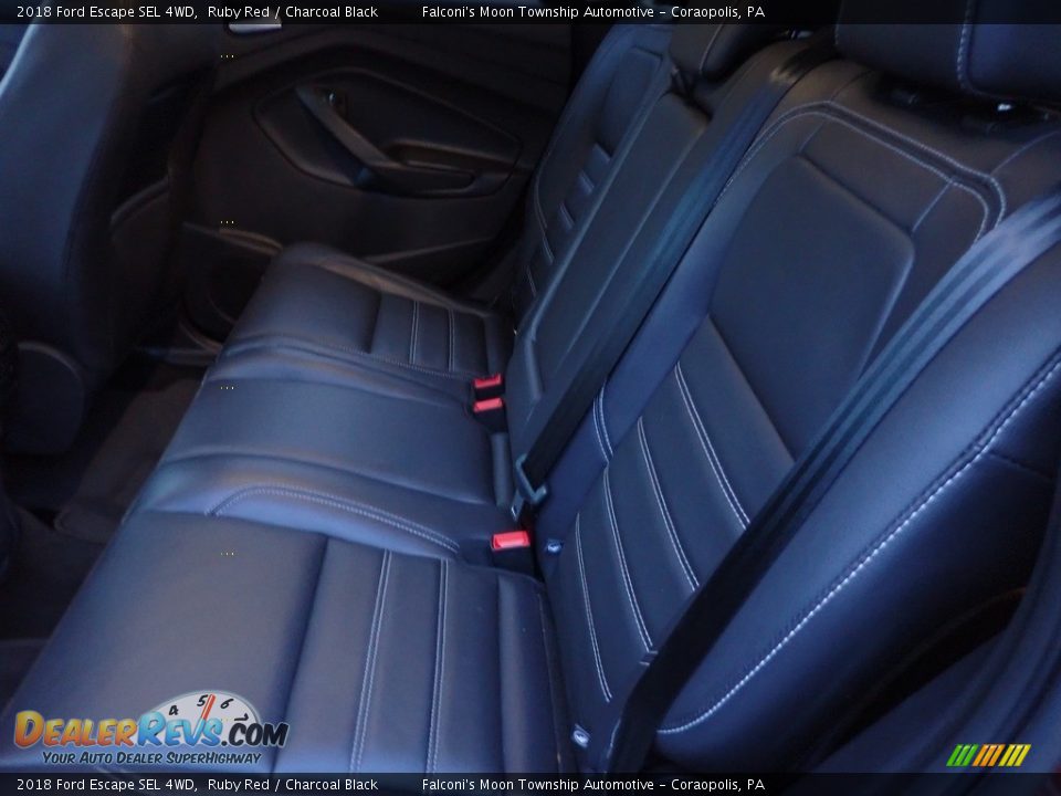 2018 Ford Escape SEL 4WD Ruby Red / Charcoal Black Photo #19