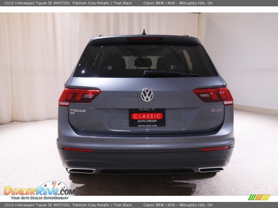 2019 Volkswagen Tiguan SE 4MOTION Platinum Gray Metallic / Titan Black Photo #17