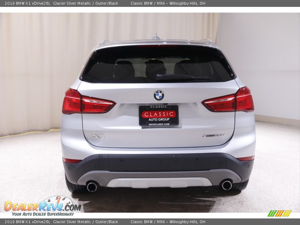 2019 BMW X1 xDrive28i Glacier Silver Metallic / Oyster/Black Photo #20