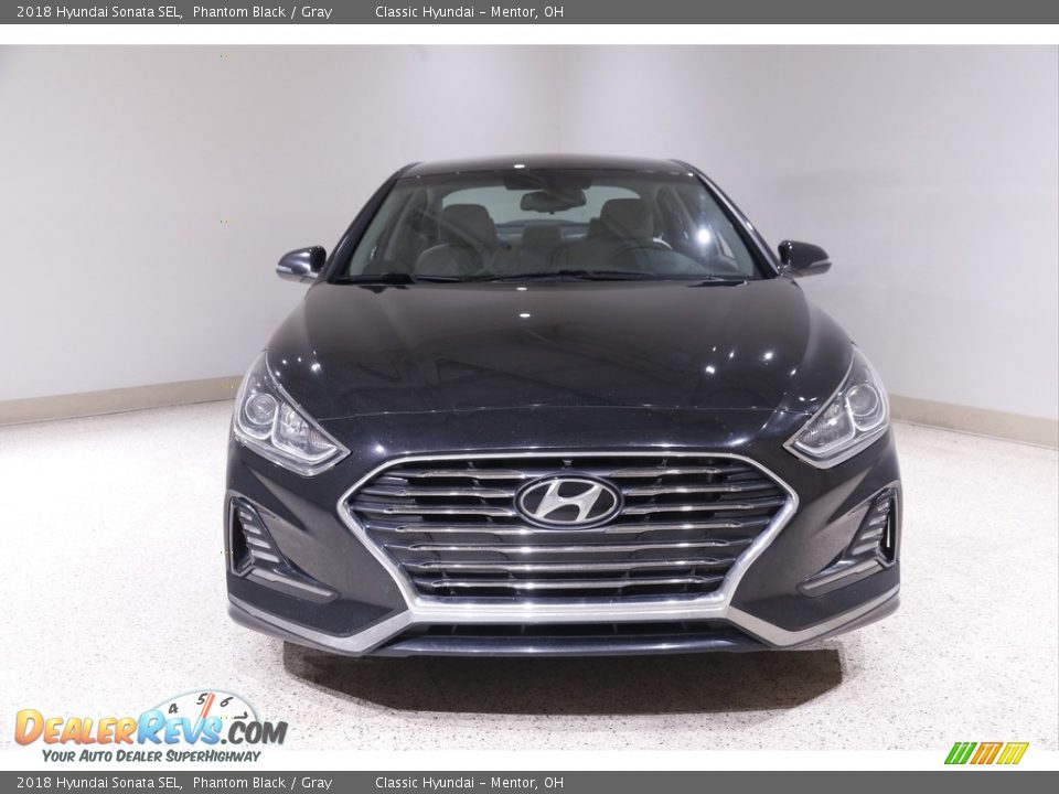 2018 Hyundai Sonata SEL Phantom Black / Gray Photo #2