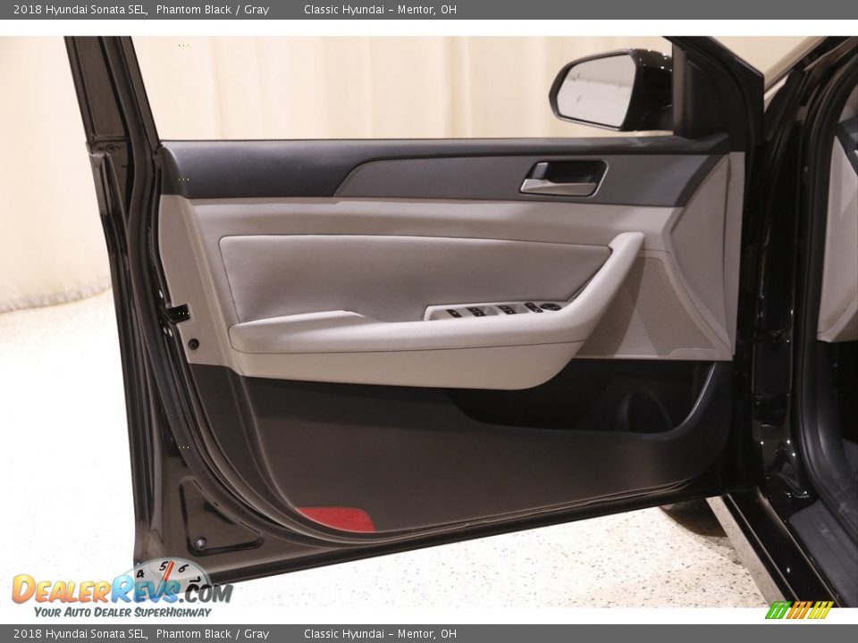 2018 Hyundai Sonata SEL Phantom Black / Gray Photo #4