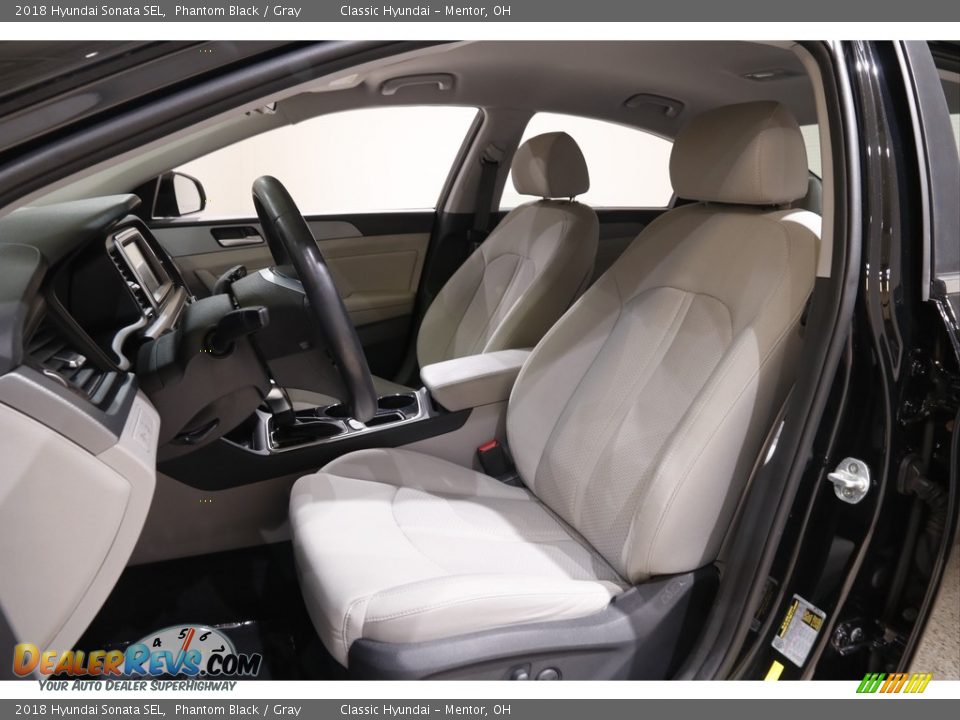 2018 Hyundai Sonata SEL Phantom Black / Gray Photo #5