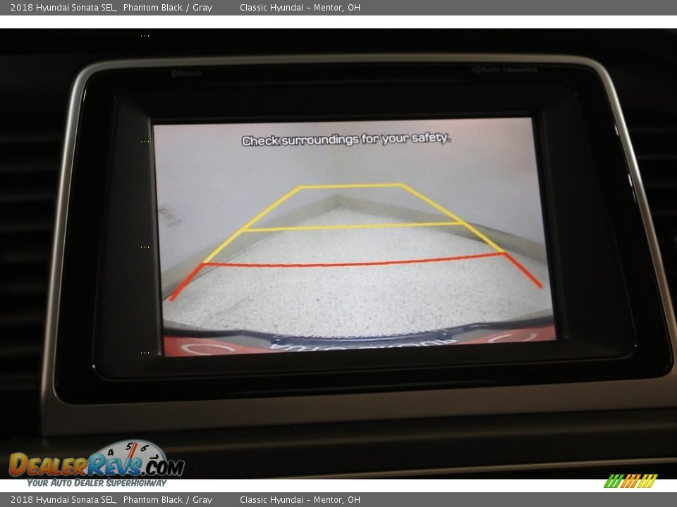 2018 Hyundai Sonata SEL Phantom Black / Gray Photo #11