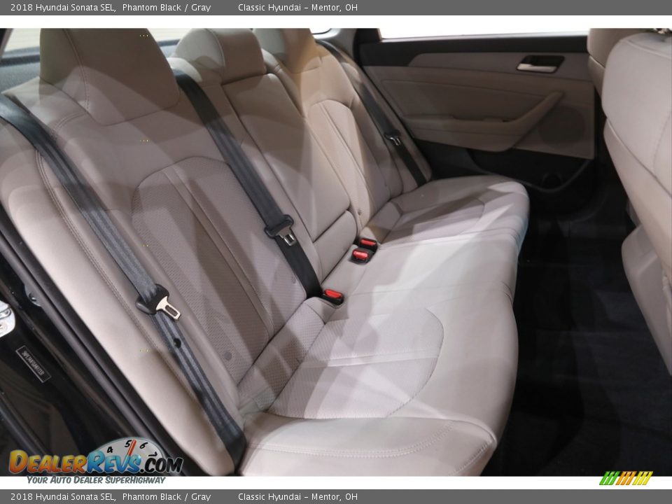 2018 Hyundai Sonata SEL Phantom Black / Gray Photo #15