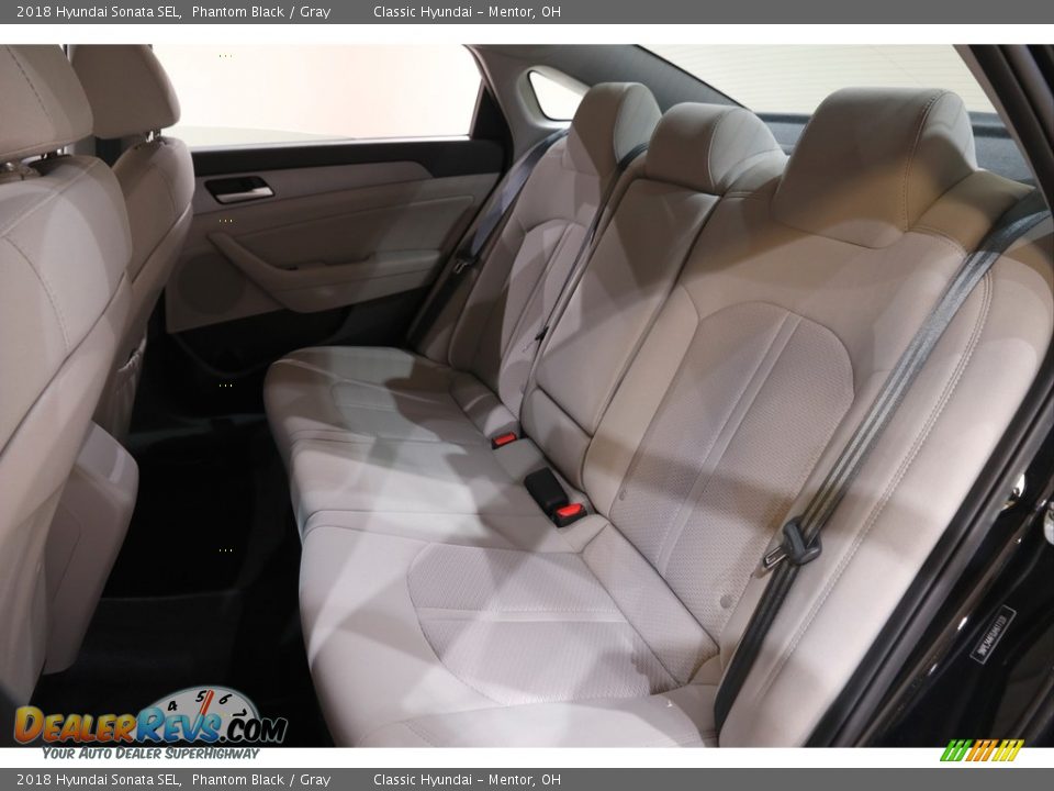 2018 Hyundai Sonata SEL Phantom Black / Gray Photo #16