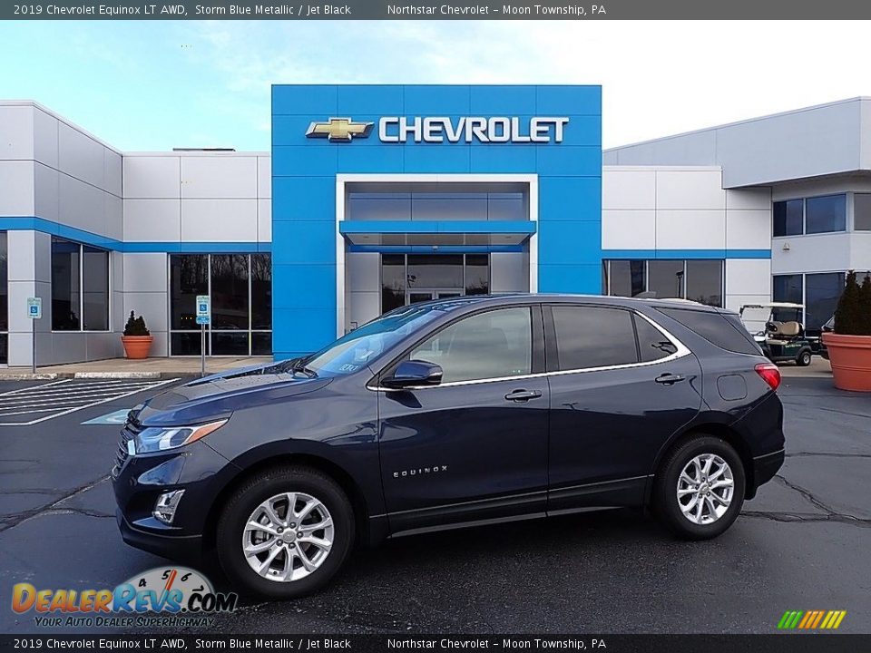 2019 Chevrolet Equinox LT AWD Storm Blue Metallic / Jet Black Photo #1