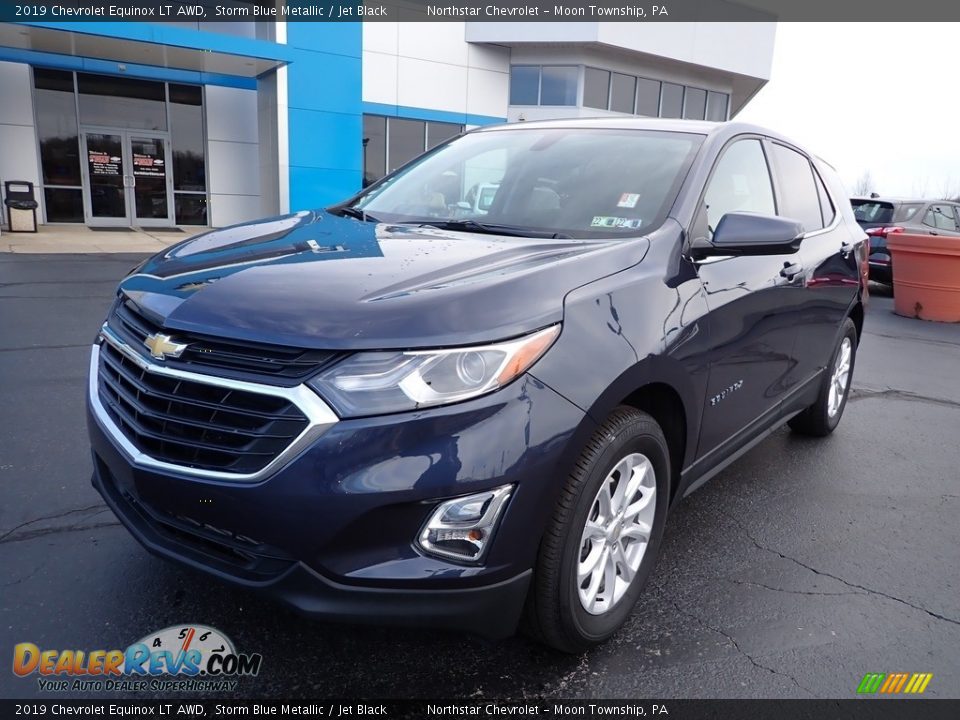 2019 Chevrolet Equinox LT AWD Storm Blue Metallic / Jet Black Photo #2