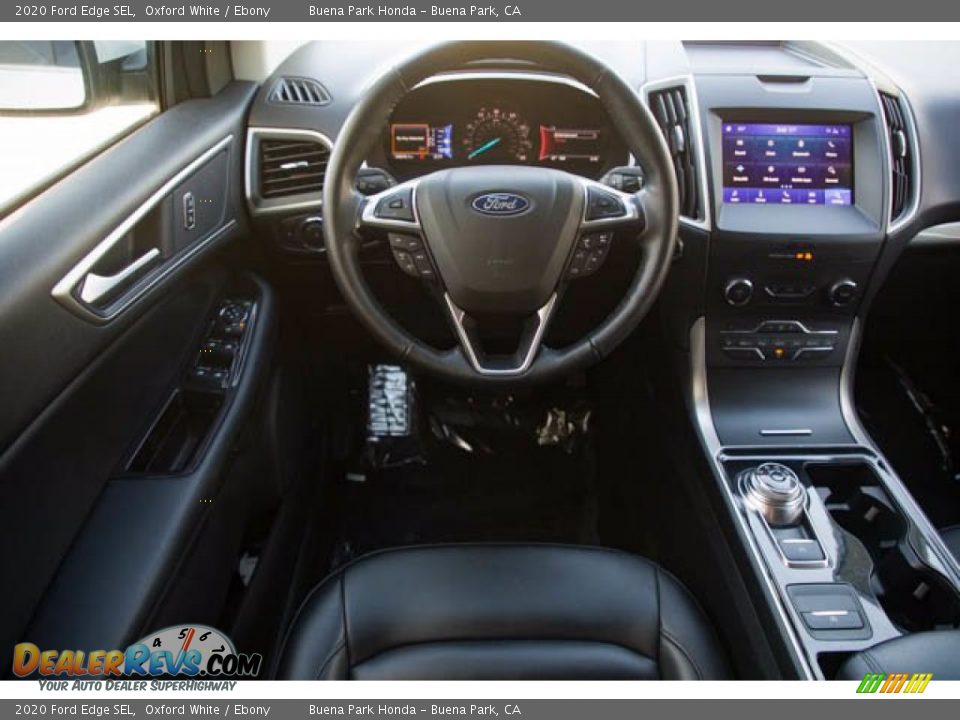 2020 Ford Edge SEL Oxford White / Ebony Photo #5