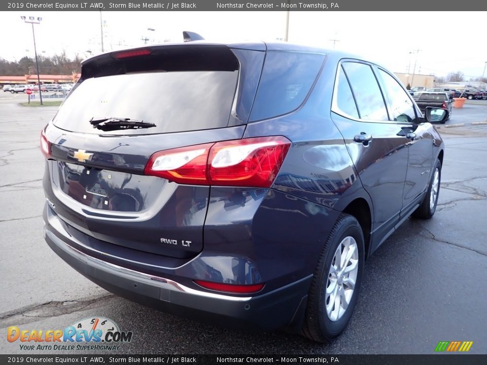 2019 Chevrolet Equinox LT AWD Storm Blue Metallic / Jet Black Photo #8