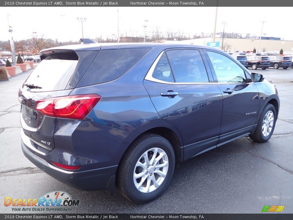 2019 Chevrolet Equinox LT AWD Storm Blue Metallic / Jet Black Photo #9