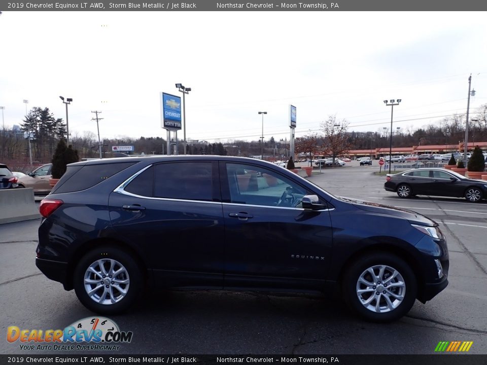2019 Chevrolet Equinox LT AWD Storm Blue Metallic / Jet Black Photo #10