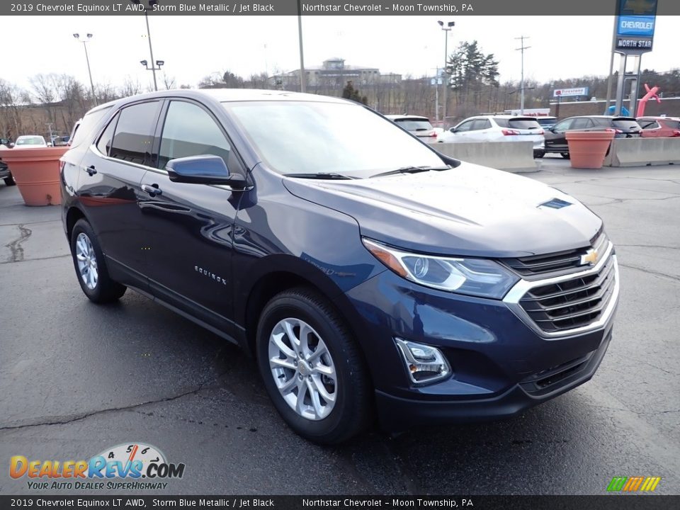 2019 Chevrolet Equinox LT AWD Storm Blue Metallic / Jet Black Photo #11