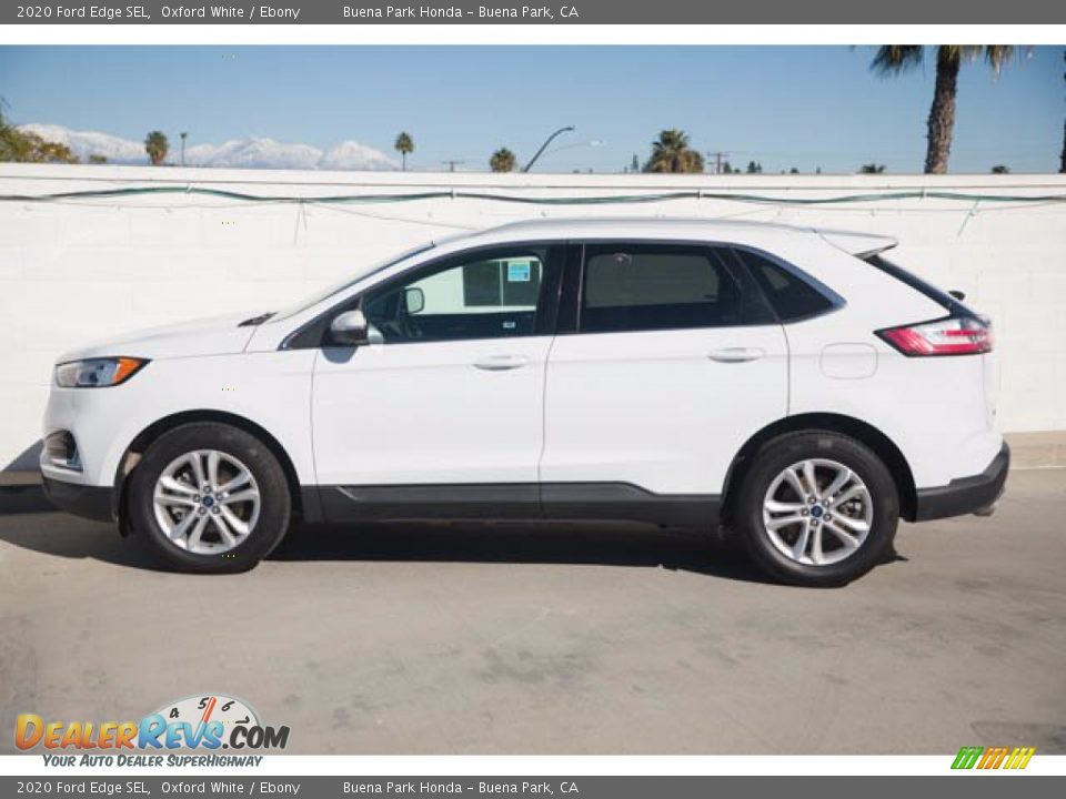 2020 Ford Edge SEL Oxford White / Ebony Photo #8