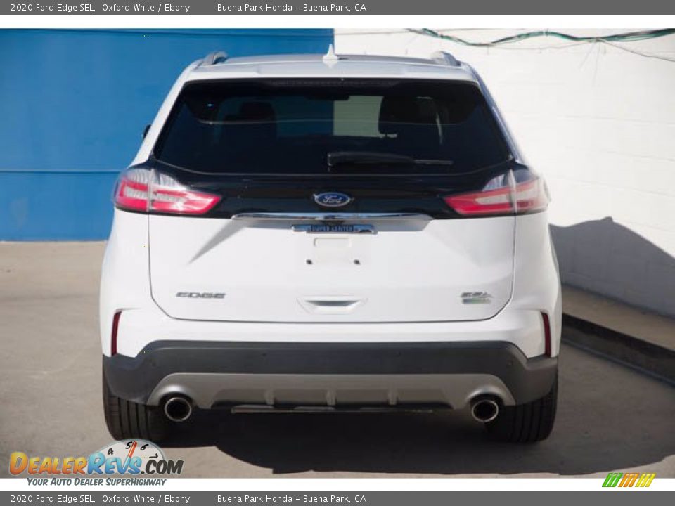 2020 Ford Edge SEL Oxford White / Ebony Photo #9