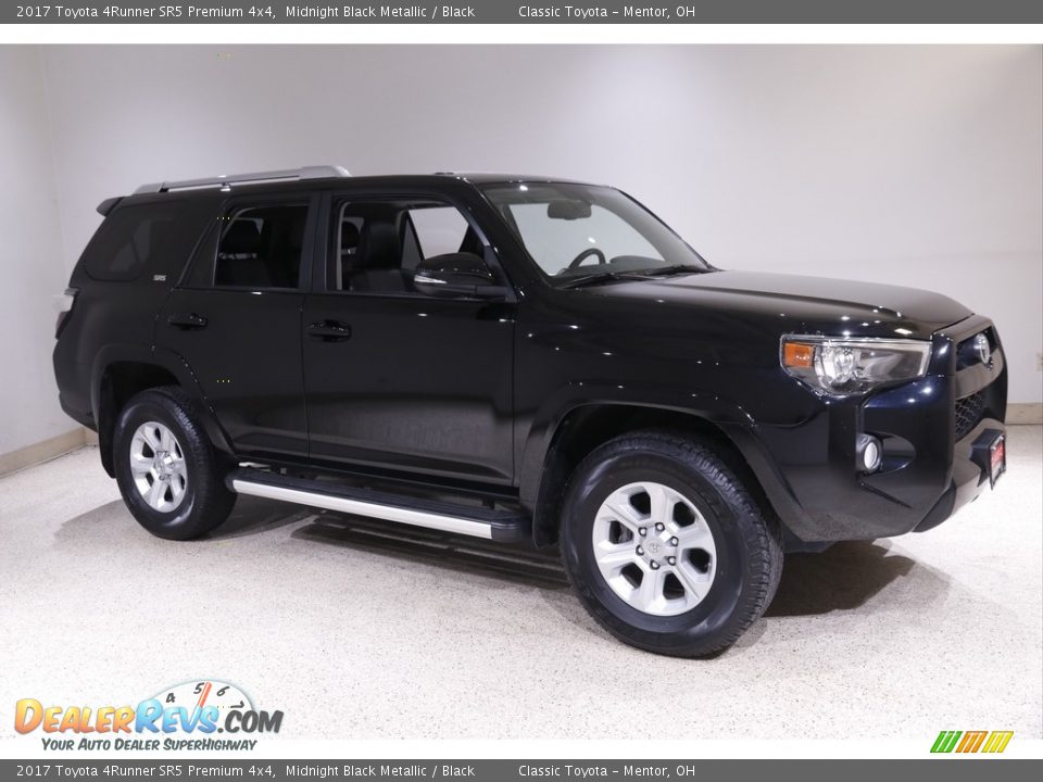 2017 Toyota 4Runner SR5 Premium 4x4 Midnight Black Metallic / Black Photo #1