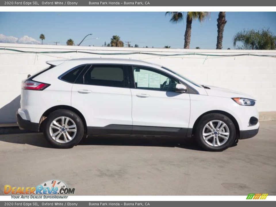 2020 Ford Edge SEL Oxford White / Ebony Photo #10