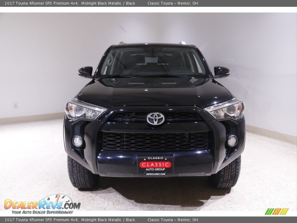 2017 Toyota 4Runner SR5 Premium 4x4 Midnight Black Metallic / Black Photo #2