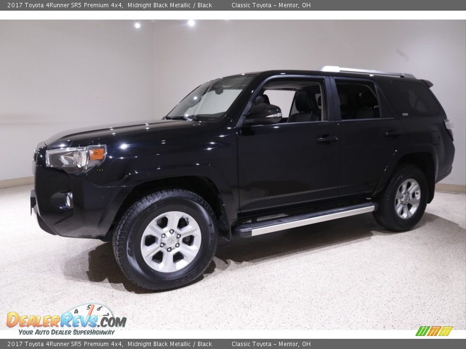 2017 Toyota 4Runner SR5 Premium 4x4 Midnight Black Metallic / Black Photo #3