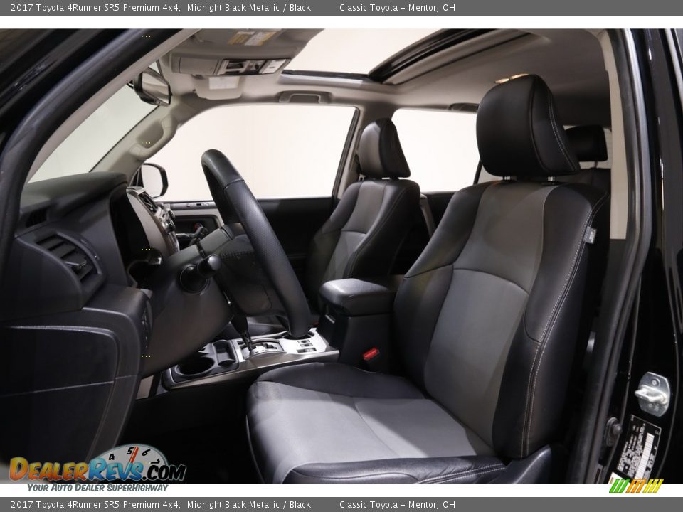 2017 Toyota 4Runner SR5 Premium 4x4 Midnight Black Metallic / Black Photo #5
