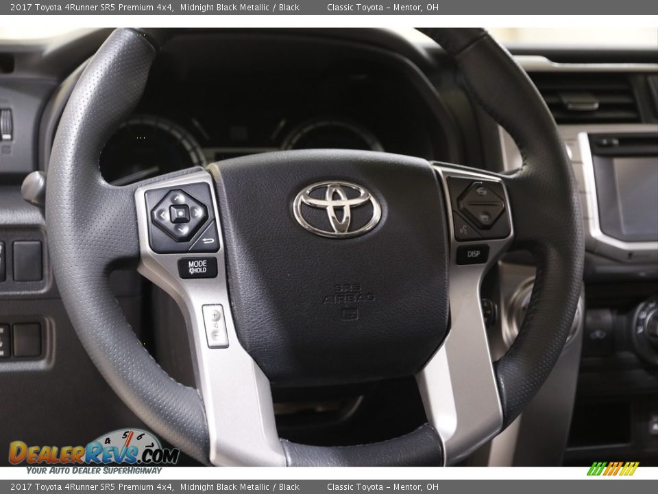 2017 Toyota 4Runner SR5 Premium 4x4 Midnight Black Metallic / Black Photo #7