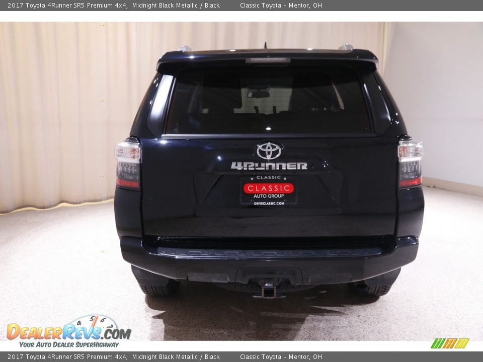 2017 Toyota 4Runner SR5 Premium 4x4 Midnight Black Metallic / Black Photo #19
