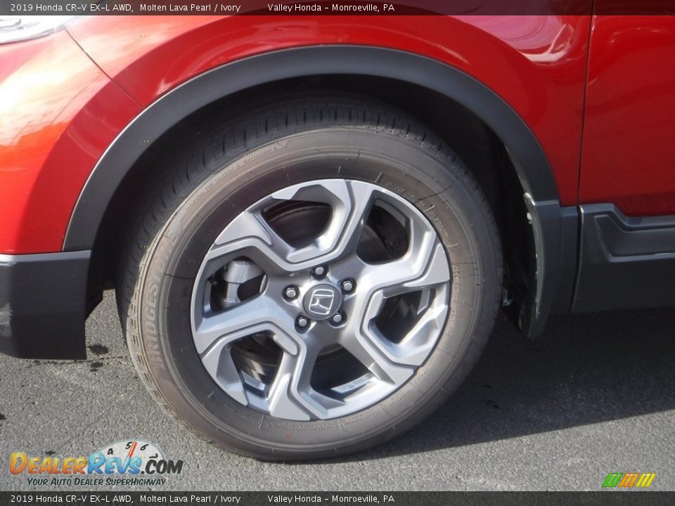 2019 Honda CR-V EX-L AWD Molten Lava Pearl / Ivory Photo #4