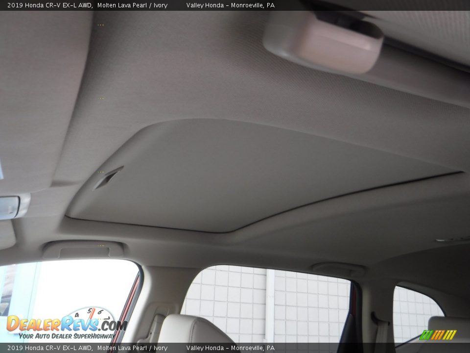 2019 Honda CR-V EX-L AWD Molten Lava Pearl / Ivory Photo #10