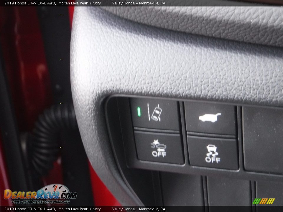 2019 Honda CR-V EX-L AWD Molten Lava Pearl / Ivory Photo #13