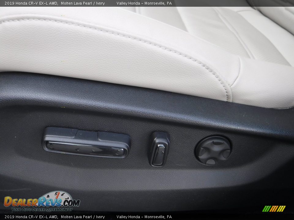 2019 Honda CR-V EX-L AWD Molten Lava Pearl / Ivory Photo #14