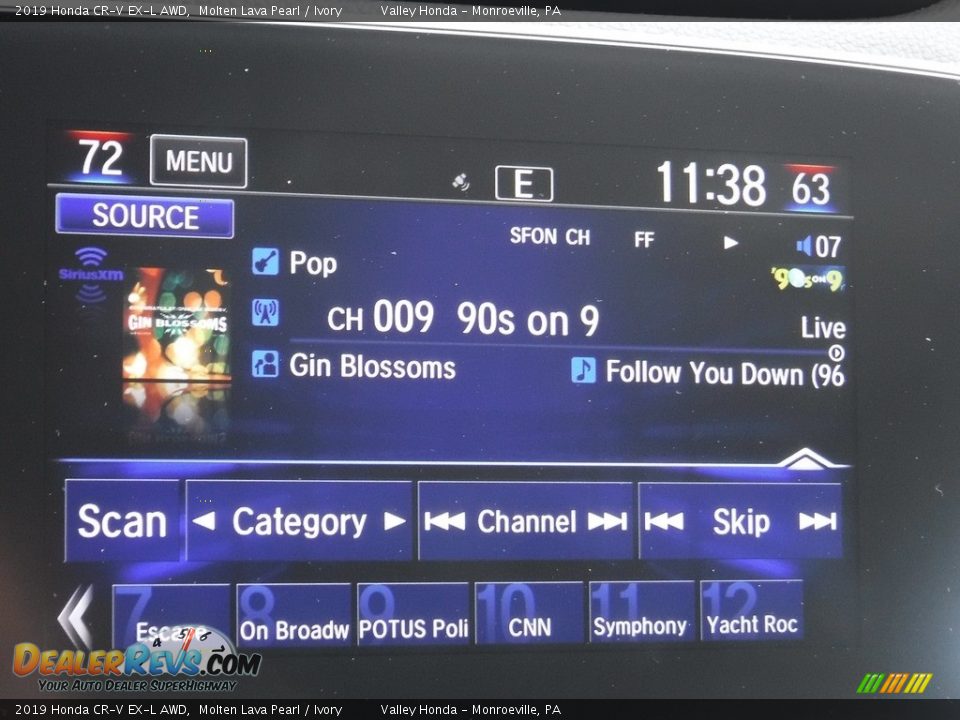 2019 Honda CR-V EX-L AWD Molten Lava Pearl / Ivory Photo #17