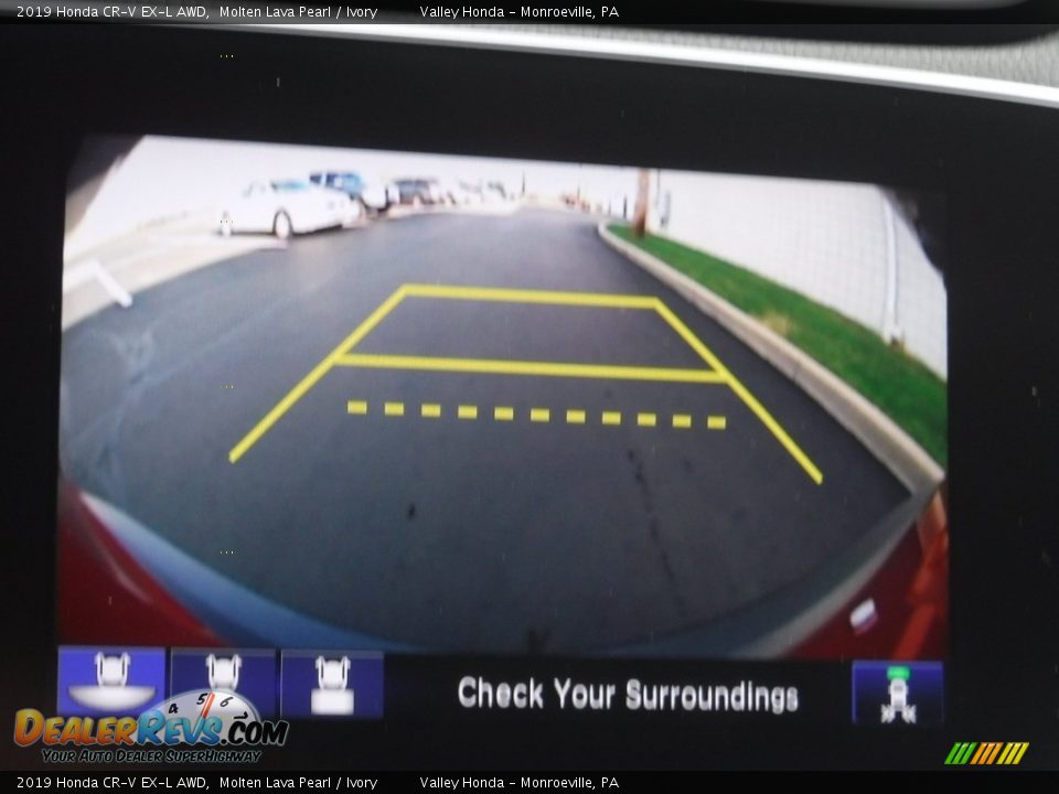 2019 Honda CR-V EX-L AWD Molten Lava Pearl / Ivory Photo #18