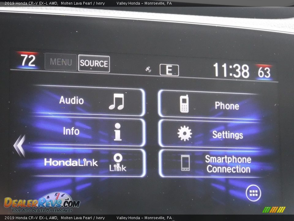 2019 Honda CR-V EX-L AWD Molten Lava Pearl / Ivory Photo #19