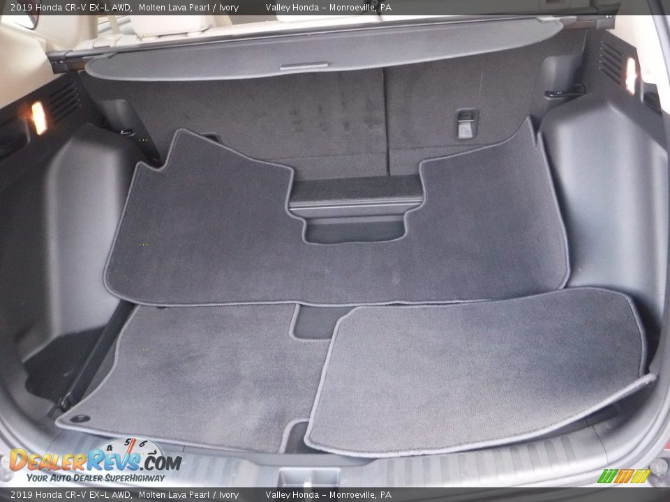 2019 Honda CR-V EX-L AWD Molten Lava Pearl / Ivory Photo #25
