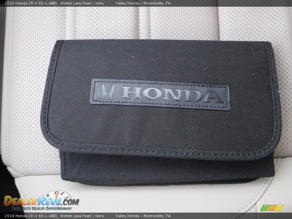 2019 Honda CR-V EX-L AWD Molten Lava Pearl / Ivory Photo #26