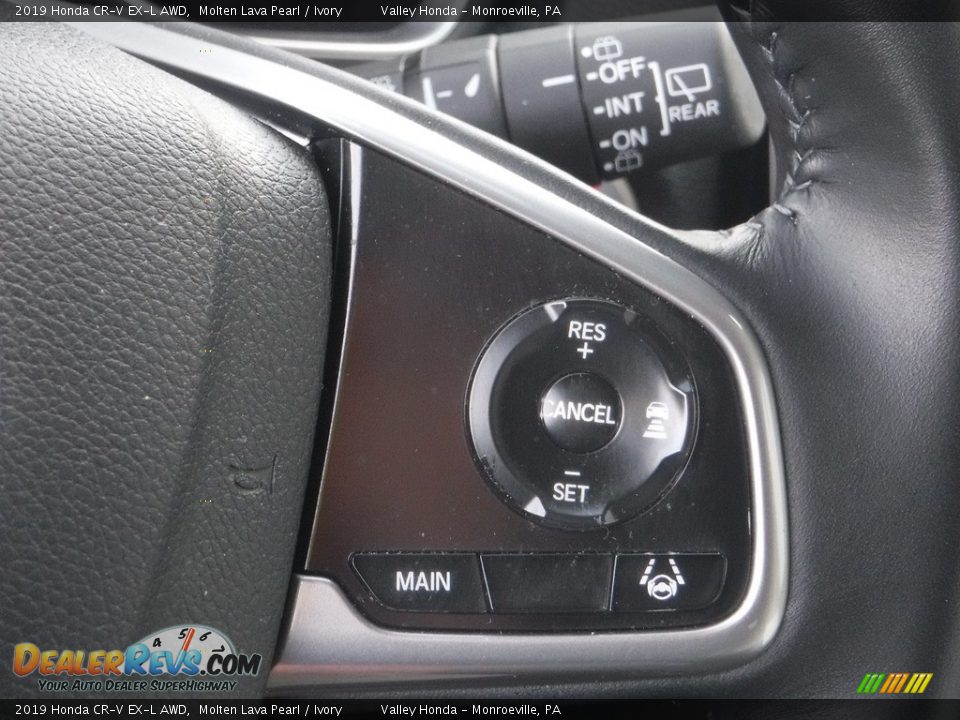 2019 Honda CR-V EX-L AWD Molten Lava Pearl / Ivory Photo #27