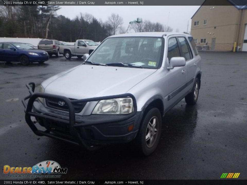 2001 Honda CR-V EX 4WD Satin Silver Metallic / Dark Gray Photo #1